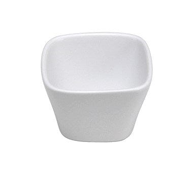 Oneida Canada Dinnerware Dozen Oneida F8010000704S 3 1/2" Square Buffalo Bowl - Porcelain, Bright White | Denson CFE