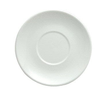 Oneida Canada Dinnerware Dozen Oneida R4130000504 Rego Bright White Collection Big Saucer, 6-7/8" - Porcelain, Microwave & Dishwasher Safe | Denson CFE