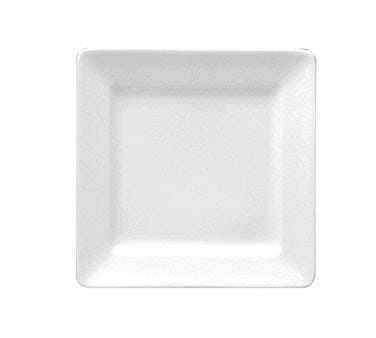 Oneida Canada Dinnerware Dozen Plate, 6-1/4", square, scratch-resistant glaze, finely poli