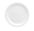 Oneida Canada Dinnerware Dozen Plate, 6-3/8" dia., round, narrow rim, bright white (limite