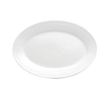 Oneida Canada Dinnerware Dozen Platter, 11-3/4" x 8", oval, rolled edge, porcelai