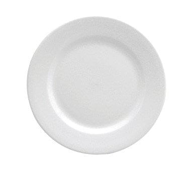 Oneida Canada Dinnerware Dozen / Porcelain Plate, 5-1/2" dia., round, rolled edge, porcelain,