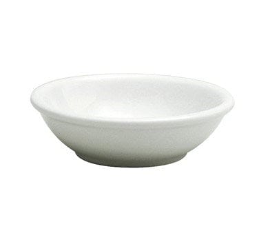 Oneida Canada Dinnerware Dozen / Porcelain / White Fruit Bowl, 4-3/4"; dia., round, porcelain, bright white, Wh
