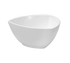 Oneida Canada Dinnerware Dozen / Porcelain / White Oneida - Bowl, 30-3/4 oz., 6-1/2", triangular, rolled edge, microwave and dishwasher safe, scratch-resistant glaze, porcelain, bright white, Buffalo, White Ware