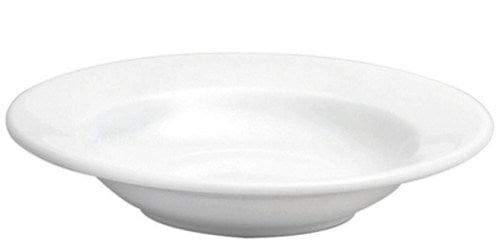 Oneida Canada Dinnerware Dozen Soup Bowl, 11 oz., 9" dia., round, rolled edge, bright whit