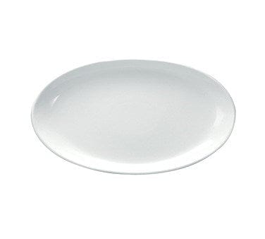 Oneida Canada Dinnerware Each Buffalo F8010000419 Bright White 19-1/2" Oval Platter - Scratch-Resistant Porcelain | Denson CFE