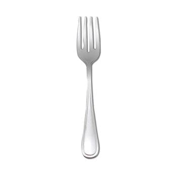 Oneida Canada Flatware Dozen Oneida T015FSLF Salad/Pastry Fork, 6-1/2", 18/10 Stainless Steel, Curved Border | Denson CFE