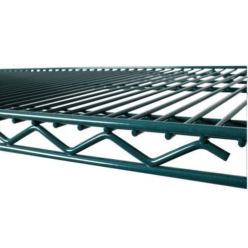 Oneida Canada Unclassified Each / Green Johnson-Rose 21472JR Wire Shelf, 72 inch x 14 inch, 600 lb Weight Capacity, Green Epoxy Finish | Denson CFE