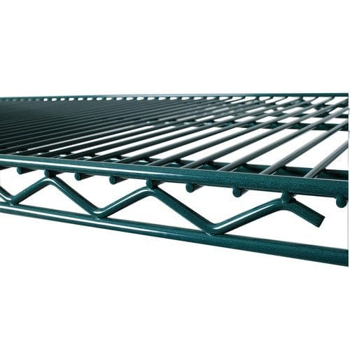 Oneida Canada Unclassified Each / Green Johnson-Rose - Wire Shelf, 72"W x 14"D, 600 lb. weight capacity, for wet or dry storage, green epoxy finish, NSF