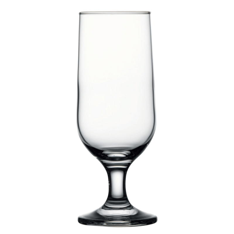 Pasabahce Drinkware Dozen Browne & Co PG44882 Capri Beer Glass - 12 oz, Clear Glass | Denson CFE