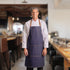 Premium Uniforms Unclassified Each Premium Uniforms 1244-NV Contemporary Denim Chef Apron - 30 x 35 in, Cotton Denim | Denson CFE