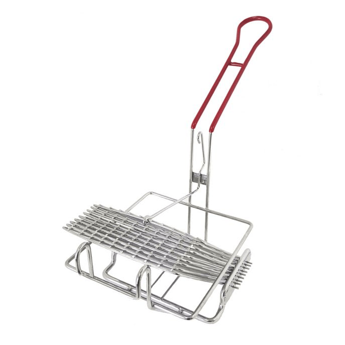 Pronto Smallwares Each Pronto PBPN0002 Tostada Fry Basket With 8 Leaves | Denson CFE