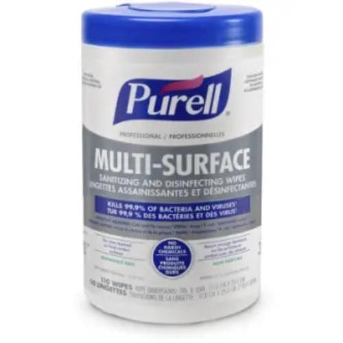 PURELL Unclassified Each PURELL 9345-06-CAN00 Professional Multi-Surface Sanitizing and Disinfecting Wipes | Denson CFE