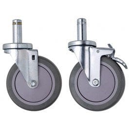 Quantum Storage Systems Parts & Service Pack WR-00H-B 5" Swivel Casters with Brakes, Thermoplastic Resin | Denson CFE