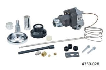 Robertshaw Commercial Grills Each Robertshaw 4350-028 Gas Cooking Control Thermostat Kit for Griddles | Denson CFE