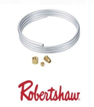 ROBERTSHAW Dish Washing Supplies, Parts Each Robertshaw 11-293 1/4" Tubing with Fittings, 5" Roll, Aluminum | Denson CFE