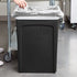 Rubbermaid Canada-MDS Cleaning & Safety Each Rubbermaid FG354060BLA 23 gal Rectangle Slim Trash Can, 22"L x 11"W x 30"H, Black