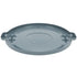 Rubbermaid Canada-MDS Essentials Each Rubbermaid FG264560GRAY Round Flat Top Trash Can Lid - Plastic, Gray