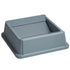 Rubbermaid Canada-MDS Essentials Each Rubbermaid FG266400GRAY Square Swing Top Trash Can Lid - Plastic, Gray
