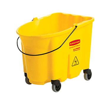 Rubbermaid Canada-MDS Essentials Each / Yellow Rubbermaid FG758088YEL 35 qt WaveBrake Mop Bucket Combo - Side Press Wringer, Plastic, Yellow