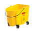 Rubbermaid Canada-MDS Essentials Each / Yellow Rubbermaid FG758088YEL 35 qt WaveBrake Mop Bucket Combo - Side Press Wringer, Plastic, Yellow | Denson CFE