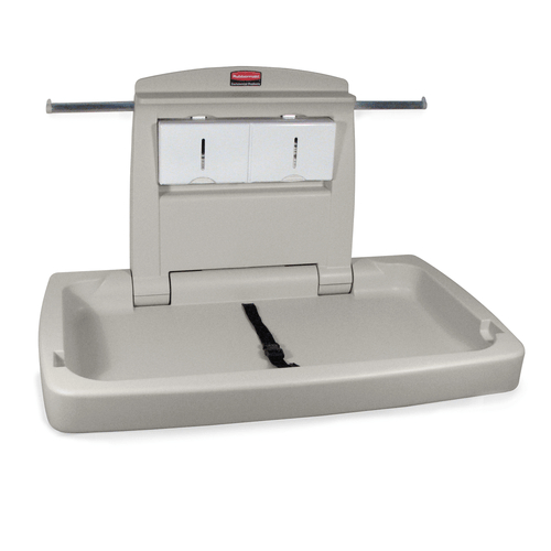 Rubbermaid Canada-MDS Furniture Each Rubbermaid Horizontal Baby Changing Station - FG781888LPLAT