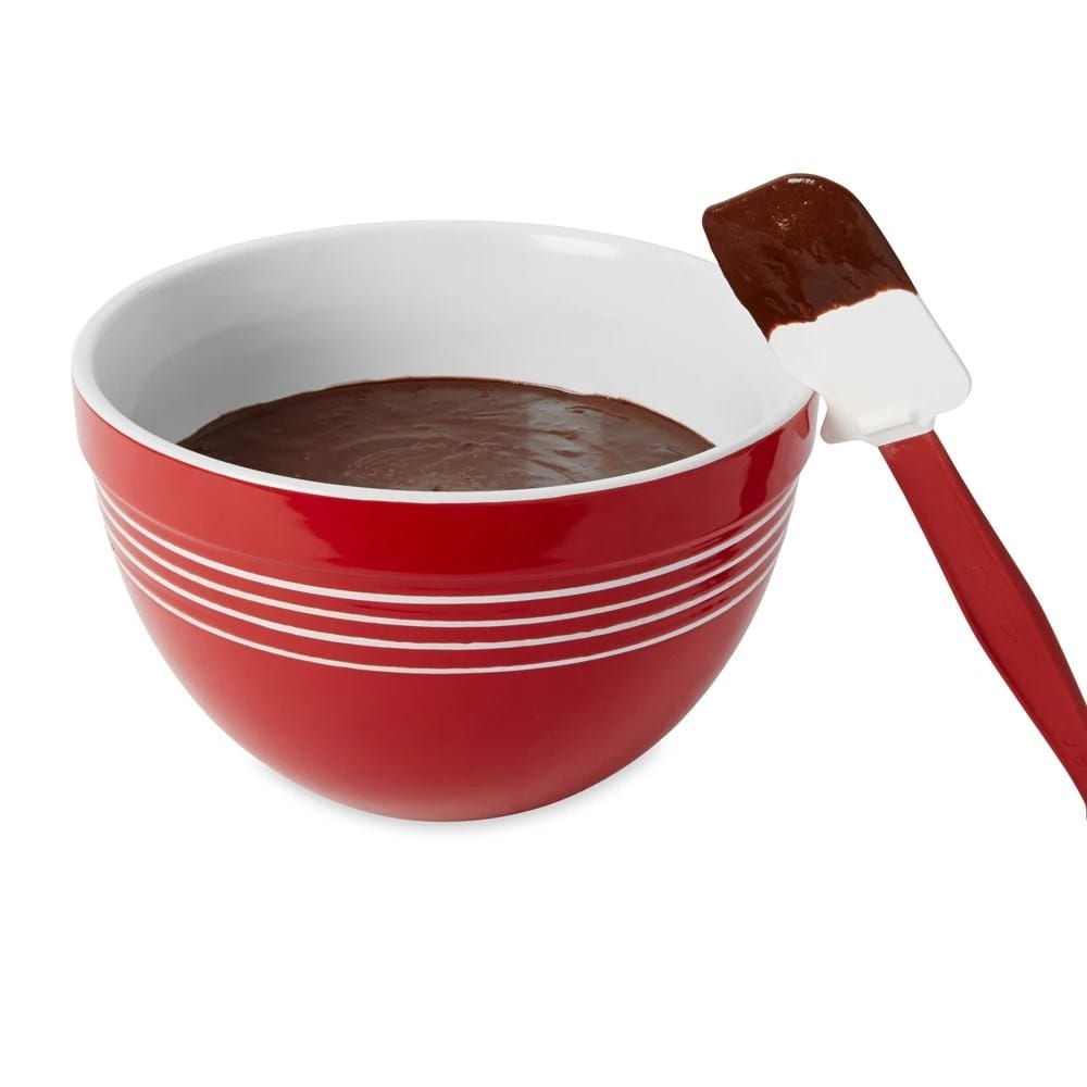 Rubbermaid Canada-MDS Smallwares Each Rubbermaid FG1962000000 9 1/2" Scraper Spatula - Red Handle | Denson CFE