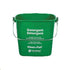 San Jamar Canada Essentials Each / Green San Jamar KP196GN 6 Qt. Green Cleaning Kleen-Pail
