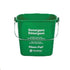 San Jamar Canada Essentials Each / Green San Jamar KP97GN 3 Qt. Green Cleaning Kleen-Pail