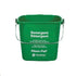 San Jamar Canada Essentials Each / Green San Jamar KP97GN 3 Qt. Green Cleaning Kleen-Pail - Plastic with Pour Spout | Denson CFE