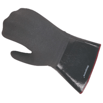 San Jamar Essentials Pair San Jamar 6786RMT-XL The Fryer Neoprene Oven Mitt 17in | Denson CFE