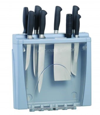 San Jamar Smallwares Each San Jamar STK1008 8-Slot Saf-T-Knife Station | Denson CFE