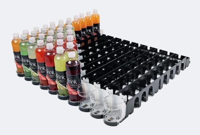 SIMPSON WILSON LTD. Food Service Supplies Each RTC EcoTrac Beverage Pushers 2 Interlocking Lanes (Each Lane 27" Length/3" Width) | Denson CFE