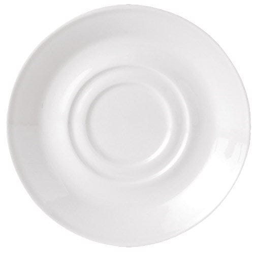 Steelite International Canada Limited Dinnerware Dozen Steelite 11010158 Performance Simplicity 5 3/4" Double Well Saucer | Denson CFE