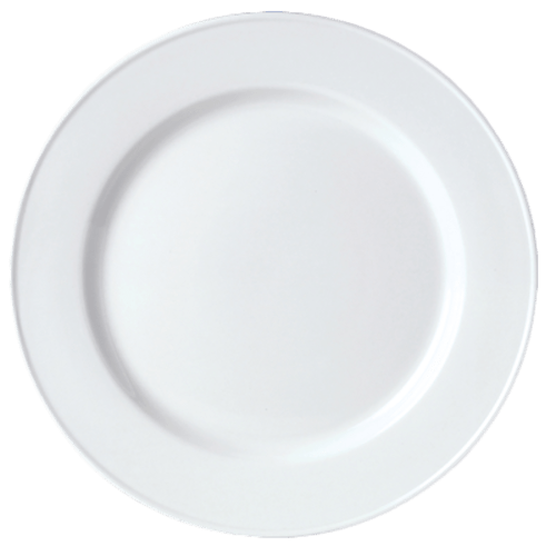 Steelite International Canada Limited Dinnerware Dozen Steelite International 11010214 Slimline Plate 6-1/4" Dia. Round | Denson CFE