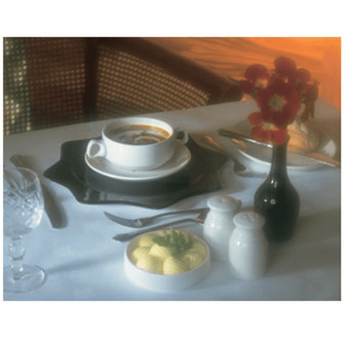 Steelite International Canada Limited Dinnerware Dozen Steelite International 11010214 Slimline Plate 6-1/4" Dia. Round | Denson CFE