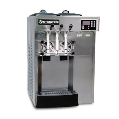 Stoelting Canada Commercial Ice Cream Freezers Each Stoelting F131-38I2 Soft Serve Freezer – 2 Flavor Twist, Countertop, Air Cooled | Denson CFE