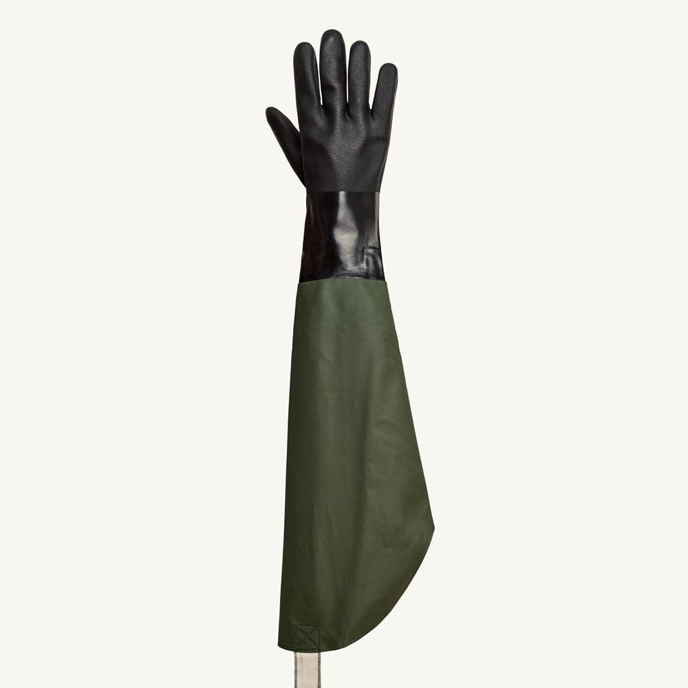 Superior Glove Works Ltd JanSan Pair / Green Superior Glove Chemstop F294SL Double Dip PVC Glove, Green