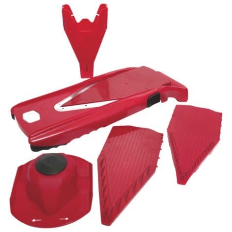 Swissmar Dice, Slice, Shred Each Swissmar Börner VPower Mandoline Red - V-7000RD | Denson CFE