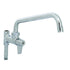 T&S Brass Commercial Faucets Each Equip Add-On Faucet, 14-7/16" long, standard, cerama cartridges, lever handle, laminar outlet, includes: 12-1/8" swivel nozzle, 3/8" male NPT, 3/8" female NPT, ADA Compliant (for pre-rinse units)