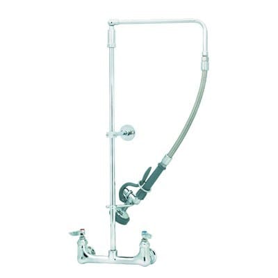 T&S Brass Commercial Faucets Each T&S Brass B-0131-B Pre-Rinse Unit - Wall Mount, 1.15 GPM | Denson CFE