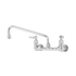 T&S Brass Plumbing Each T&S Brass B-0231 Adjustable 8" Wall Mounted Pantry Faucet, 12" Swing Nozzle, Lever Handles | Each