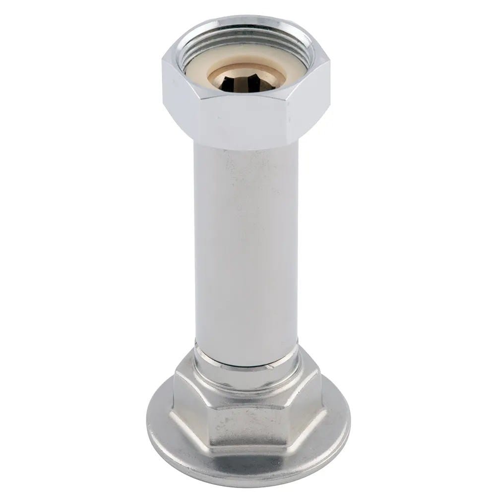 T&S BRASS Unclassified Each T&S B-0441 Inlet Extension - 4 in, Chrome Plated Brass | Denson CFE