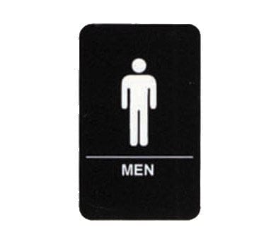Tablecraft Products Essentials 6#; x 9#, #;Men#; Restroom, pressure sensitive