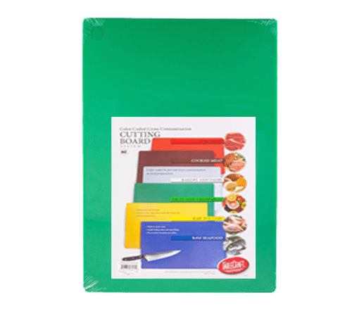 Tablecraft Products Food Prep Each / Green TableCraft Products CB1218GNA Polyethylene Cutting Board, 12" x 18" x 1/2", Green