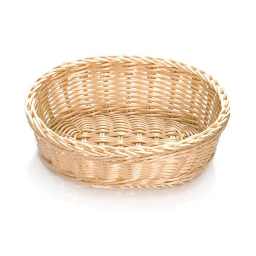 Tablecraft Products Food Service Supplies Each Ridal Collection Basket, 10" x 7" x 3-1/4", oval,