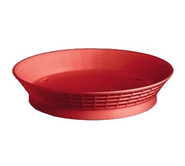 Tablecraft Products Food Service Supplies Each Tablecraft 157512R 12" Red Fast Food Platter Basket with Base | Denson CFE