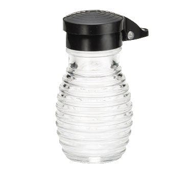 Tablecraft Products Food Service Supplies Each Tablecraft BH2MPBK 2 oz Flip-top Lid Salt/Pepper Shaker - Glass, 3 1/5"H | Denson CFE