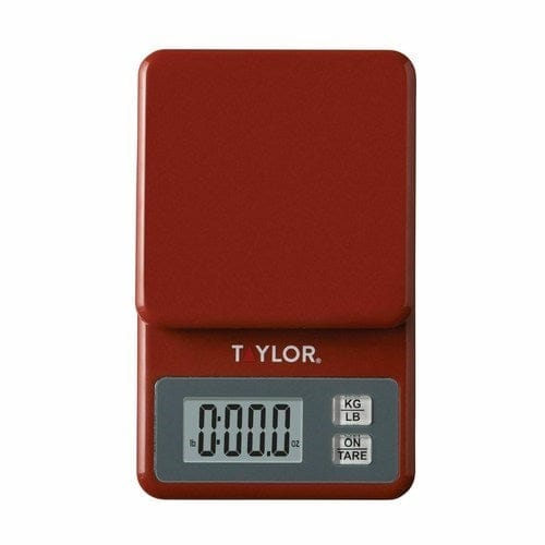 Taylor Precision - Canada Scales Each Taylor 3817R - 11 lb Compact Digital Red Scale (NSF Listed) | Denson CFE
