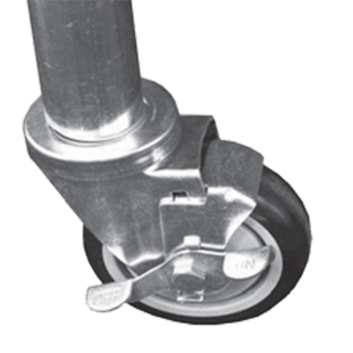 Thorinox Sinks & Plumbing Each Thorinox DSST-CASTERS-B - 4 Inch Caster with Brake for Stainless Steel Work Tables | Denson CFE
